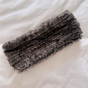 Faux fur head warmer